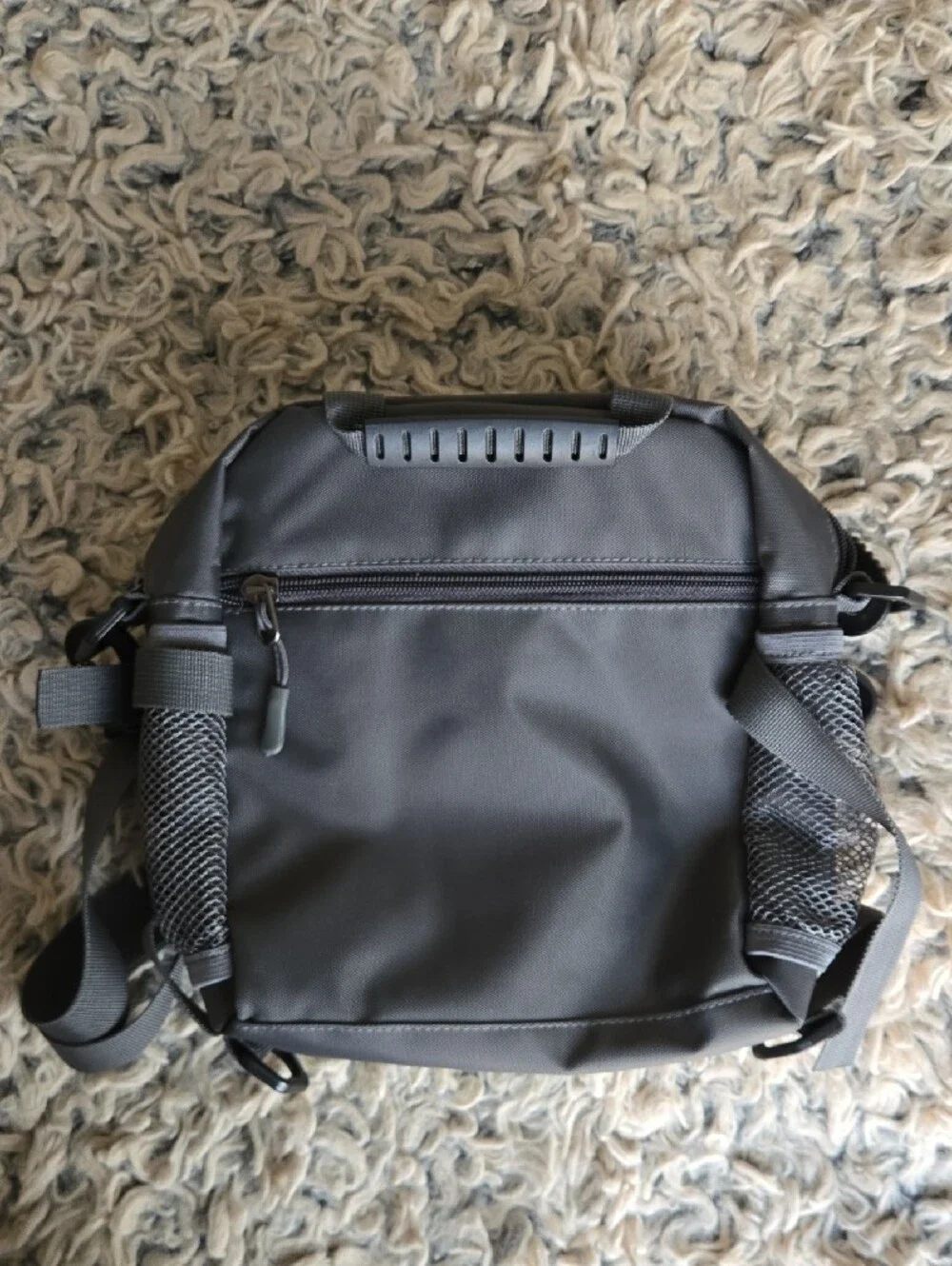 Let's Go Fido Lime Green & Gray Crossbody Bag Carrying for Your Pet's Gear